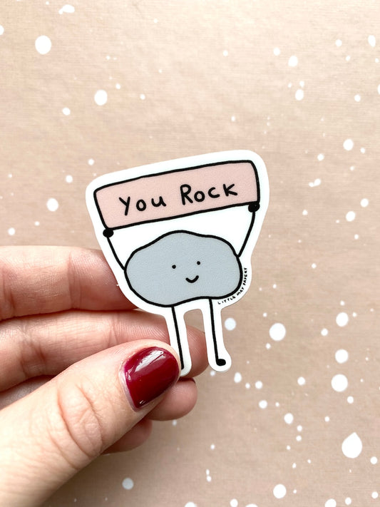 You Rock vinyl sticker // cute sticker // you rock sticker